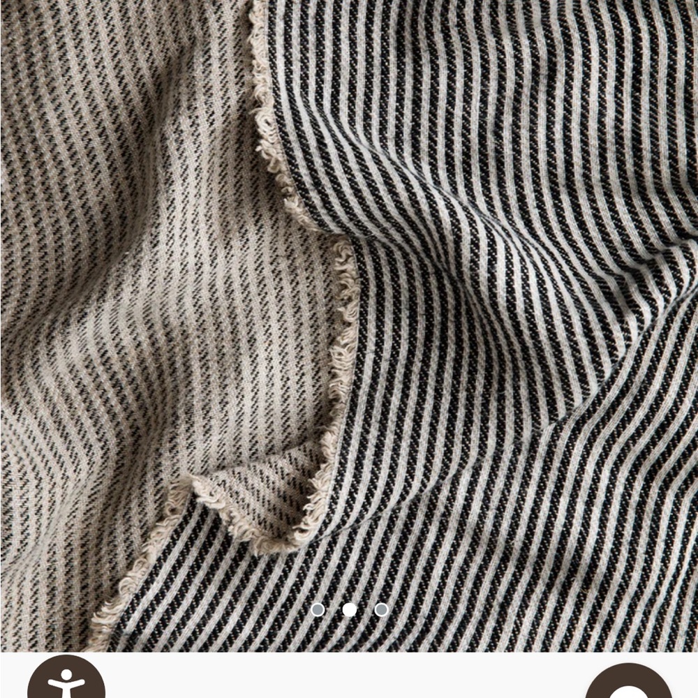 Cultiver Linen Throw-Ellis Stripe